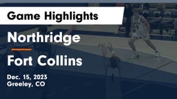 Northridge  vs Fort Collins  Game Highlights - Dec. 15, 2023