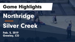 Northridge  vs Silver Creek Game Highlights - Feb. 5, 2019