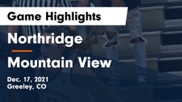 Northridge  vs Mountain View  Game Highlights - Dec. 17, 2021