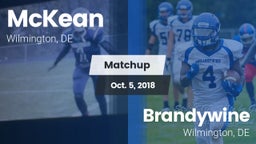 Matchup: McKean  vs. Brandywine  2018