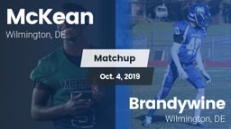 Matchup: McKean  vs. Brandywine  2019