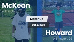 Matchup: McKean  vs. Howard  2020