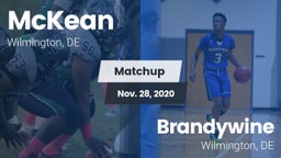 Matchup: McKean  vs. Brandywine  2020