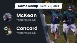 Recap: McKean  vs. Concord  2021