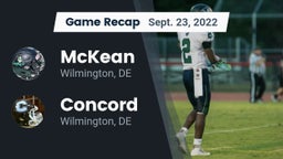 Recap: McKean  vs. Concord  2022