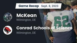 Recap: McKean  vs. Conrad Schools of Science 2023