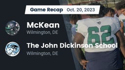 Recap: McKean  vs. The John Dickinson School 2023
