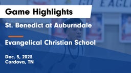 St. Benedict at Auburndale  vs Evangelical Christian School Game Highlights - Dec. 5, 2023