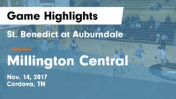 St. Benedict at Auburndale   vs Millington Central  Game Highlights - Nov. 14, 2017