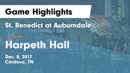 St. Benedict at Auburndale   vs Harpeth Hall  Game Highlights - Dec. 8, 2017
