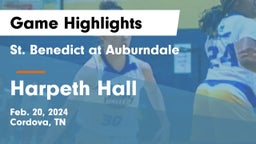 St. Benedict at Auburndale  vs Harpeth Hall  Game Highlights - Feb. 20, 2024