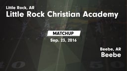 Matchup: Little Rock vs. Beebe  2016