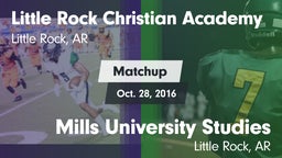 Matchup: Little Rock vs. Mills University Studies  2016