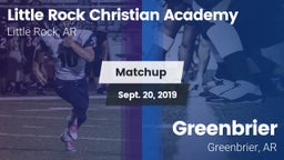 Matchup: Little Rock vs. Greenbrier  2019