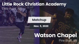 Matchup: Little Rock vs. Watson Chapel  2020