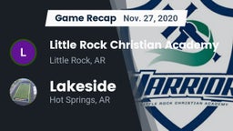 Recap: Little Rock Christian Academy  vs. Lakeside  2020