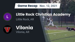 Recap: Little Rock Christian Academy  vs. Vilonia  2021