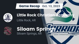 Recap: Little Rock Christian Academy  vs. Siloam Springs  2023