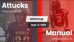 Matchup: Attucks  vs. Manual  2020