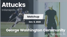 Matchup: Attucks  vs. George Washington Community  2020