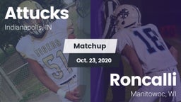 Matchup: Attucks  vs. Roncalli  2020