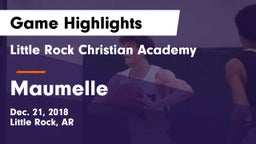Little Rock Christian Academy  vs Maumelle Game Highlights - Dec. 21, 2018