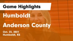 Humboldt  vs Anderson County  Game Highlights - Oct. 23, 2021