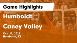 Humboldt  vs Caney Valley  Game Highlights - Oct. 15, 2022