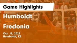 Humboldt  vs Fredonia Game Highlights - Oct. 18, 2022