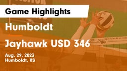 Humboldt  vs Jayhawk USD 346 Game Highlights - Aug. 29, 2023