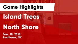 Island Trees  vs North Shore  Game Highlights - Jan. 10, 2018