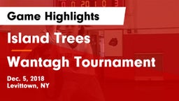Island Trees  vs Wantagh Tournament Game Highlights - Dec. 5, 2018
