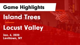 Island Trees  vs Locust Valley  Game Highlights - Jan. 6, 2020
