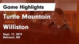 Turtle Mountain  vs Williston  Game Highlights - Sept. 17, 2019