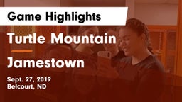 Turtle Mountain  vs Jamestown Game Highlights - Sept. 27, 2019