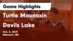Turtle Mountain  vs Devils Lake  Game Highlights - Oct. 3, 2019