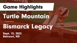 Turtle Mountain  vs Bismarck Legacy  Game Highlights - Sept. 15, 2022