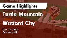 Turtle Mountain  vs Watford City  Game Highlights - Oct. 28, 2022