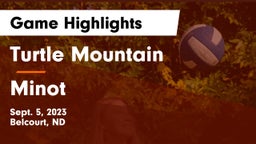 Turtle Mountain  vs Minot  Game Highlights - Sept. 5, 2023