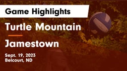 Turtle Mountain  vs Jamestown  Game Highlights - Sept. 19, 2023