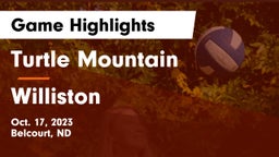 Turtle Mountain  vs Williston  Game Highlights - Oct. 17, 2023