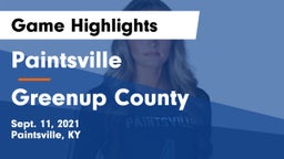 Paintsville  vs Greenup County Game Highlights - Sept. 11, 2021