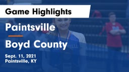 Paintsville  vs Boyd County  Game Highlights - Sept. 11, 2021
