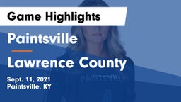 Paintsville  vs Lawrence County  Game Highlights - Sept. 11, 2021