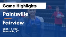 Paintsville  vs Fairview  Game Highlights - Sept. 11, 2021