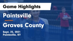 Paintsville  vs Graves County  Game Highlights - Sept. 25, 2021