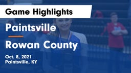 Paintsville  vs Rowan County  Game Highlights - Oct. 8, 2021