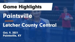 Paintsville  vs Letcher County Central  Game Highlights - Oct. 9, 2021