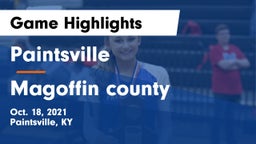 Paintsville  vs Magoffin county Game Highlights - Oct. 18, 2021