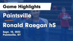 Paintsville  vs Ronald Raegan hS Game Highlights - Sept. 10, 2022